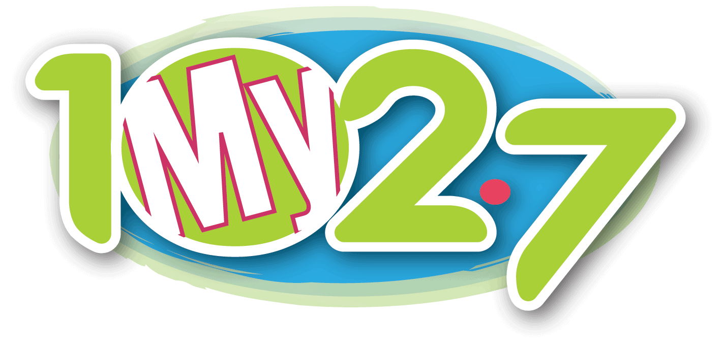 102.7 radio logo.